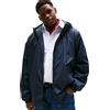 Tommy Hilfiger Uomo Giacca a Vento Hooded Sportiva, Blu (Desert Sky), 2XL
