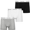 Calvin Klein Uomo Pantaloncini Boxer Confezione da 3 Boxer Brief Elasticizzati, Multicolore (Black/White/Grey Heather), M