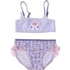 CERDÁ LIFE'S LITTLE MOMENTS Bikini Hello Kitty Kuromi - Costume da Bagno per Bambini, Regolabile, Leggero, Ideale per Estate, Spiaggia e Piscina, 2 Pezzi, Viola, 10 Anni