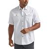 Wrangler Authentics Short Sleeve Classic Woven Shirt Camicia Button-Down, Bianco Brillante, M Uomo