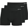 JACK & JONES JACBASIC Bamboo Trunks 3 Pack Noos Uomo Boxer Nero 65% Viscosa, 30% Cotone, 5% Elastan