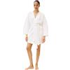 Tommy Hilfiger Donna Accappatoio Gift Quilted Robe Corto, Avorio (Ivory), M