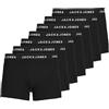 JACK & JONES Jachuey Trunks 7 Pack Boxer, Nero, X-Large (Pacco da 7) Uomo