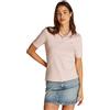 Tommy Hilfiger Maglietta Polo Maniche Corte Donna Regular Fit, Rosa (Foggy Pink), XXS