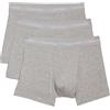Calvin Klein Uomo Pantaloncini Boxer Confezione da 3 Intimo, Grigio (Grey Heather), S