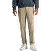 Haggar Pantaloni Casual da Uomo Premium No Iron Khaki Slim Fit Flat Front, Cachi, 34W x 34L