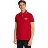 Tommy Hilfiger Uomo Maglietta Polo Maniche Corte Left Chest Graphic Regular Fit, Multicolore (Medium Red), M