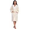 YEAUPE PRO Accappatoio da donna in spugna con cappuccio, cotone 100%, accappatoi per bagno, sauna, nuoto, vestaglia, da donna, in spugna, Oeko-Tex, da bagno per donna, colore: beige