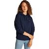 Tommy Hilfiger Donna Felpa con Cappuccio Contrast Flag Regular Fit, Blu (Dark Night Navy), XL
