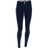 FREDDY - Pantalone WR.up® Superskinny Vita E Lunghezza Regular in Jersey Denim Scuro, 84% Cotone 16% Elastan