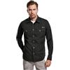 Brandit Slim Fit Shirt Long Sleeve, Color: black, Size: 3XL