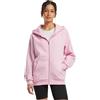 Build Your Brand By290-ladies Fluffy Zip Hoody Felpa con Cappuccio Donna (Pacco da 1)