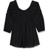 Pinko Fandango Abito Mussola Ricamo Sangallo PIAZZATO Vestito da Cocktail, Z99_Nero Limousine, 52 Donna