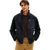 Tommy Hilfiger Uomo Felpa con Cerniera Teddy Fleece Zip Through con Colletto alla Coreana, Blu (Desert Sky), M