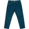 GIANNI LUPO GL6130Q Pantalone 5 Tasche Carrot Cropped Fit, Pavone, 44 Uomo