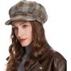 ZLYC Cappellino Classico da Donna, Visiera 8 Pannelli, Cappello Gatsby Apple Cabbie