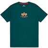 ALPHA INDUSTRIES Maglietta Basic ML da Uomo, Verde Force, S, Force Green, S