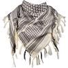 FREE SOLDIER - 100% Cotone Shemagh Militare, Sciarpa Tattica araba Keffiyeh Ideale per i Militari nel Deserto, Adatta per Uomini e Donne(Beige)