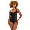 Sans Complexe - Body con pizzo, donna, Nero (Noir), 3D