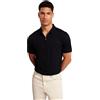 Ted Baker Polo in Acciaio Inox con Bordo a Nido d'Ape con Marchio CYRILEC, Marina Militare, M