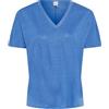 BRAX Style Caelen - Maglietta in Lino Tinta Unita, 24 Blu Zaffiro, 44