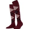 Burlington Marylebone W Kh lana al ginocchio fantasia 1 paio, Calzini lunghi Donna, Rosso Cranberry 8033, 36-41