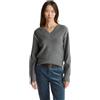 United Colors of Benetton Maglia Scollo V M/L 17Q3D403J Maglione, Grigio, L Donna