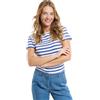 Armor-lux Armor Lux Donna Morgat T-Shirt Not Applicable, Multicolore (Blanc/Etoile Dw5), X-Large (Taglia Unica: 4)
