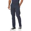 Amazon Essentials Pantaloni Cargo Elasticizzati e Aderenti (Disponibili nelle Taglie Big & Tall) Uomo, Blu Marino, 42W / 29L