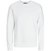 JACK & JONES Jjestar Basic Felpa Girocollo da Uomo, Cloud Dancer, M
