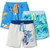 Amazon Essentials Pantaloncini in Maglia in French Terry Bambini e Ragazzi, Pacco da 3, Batman, 2 anni