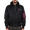 Alpha Industries MA-1 D-Tec Bomber Jacket per Uomo Black/Black