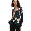 Desigual Black T-Shirt Donna (Pacco da 1)