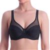 DIM Donna - Reggiseno classico generoso x1 | Sostegno perfetto per seni generosi | Microfibra elasticizzata | Retro a U e Spalline larghe | Look Moderno e Comfort, Nero, 3C
