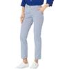 Tommy Hilfiger Hampton Chino Stripe Pants Mutande, Blu/Bianco, 48 Donna