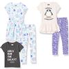 Amazon Essentials Disney | Marvel | Star Wars | Frozen | Princess Set di Capi da combinare e Abbinare Bambine e Ragazze, Pacco da 5, Star Wars/Pinguini, 4 Anni
