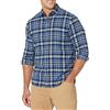 Amazon Essentials Camicia in Flanella a Maniche Lunghe Slim Uomo