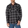 Wrangler Authentics Big & Tall Long Sleeve Plaid Fleece Shirt Maglia con Bottoni Uomo (Pacco da 1)