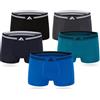 FM London, Boxer da uomo super morbidi in bambù, confezione da 5, senza etichetta, elasticizzati, in materiale ecocompatibile