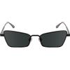 Calvin Klein Women's Sunglasses CK24110S - Black with Solid Grey Lens