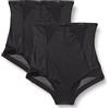 Playtex Guaina Intimo Modellante Perfect Silhouette Comfort Donna x2, Nero, 5/XL