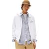 Tommy Hilfiger Uomo Felpa con Cappuccio e Zip Stacked Hooded in Cotone, Bianco (White), XXL