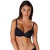Lovable Reggiseno Push-Up Senza Ferretto in Microfibra Soft | Coppe Imbottite | L04FH Intimo My Daily Comfort Donna, Nero, 34 / 3C