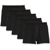 Amazon Essentials Boxer Corti in Jersey di Cotone (Disponibili nelle Taglie Big & Tall) Uomo, Pacco da 5