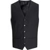 JACK & JONES Jprsolaris Waistcoat Noos, Nero, 54