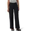 Amazon Essentials Pantaloni Cargo Kaki a Vita Alta da Donna, vestibilità Regolare, Lunghezza Intera, Nero, 0