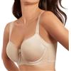 Selene, Reggiseno Donna Effetto Seta, con Ferretto, Coppe Imbottite e Fascia Alta Comfort, Collezione Lisa, Colore Terra, Taglia 5C