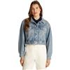 Tommy Hilfiger Donna Giacca in Jeans Straight Jacket Sam Corta