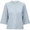 ONLY Onlsimoni Knt Noos - Maglione 3/4, Blu di Cachemire, S