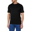 Calvin Klein Uomo T-Shirt Maniche Corte Regular Tee con Etichetta con Logo, Nero (CK Black), XXS